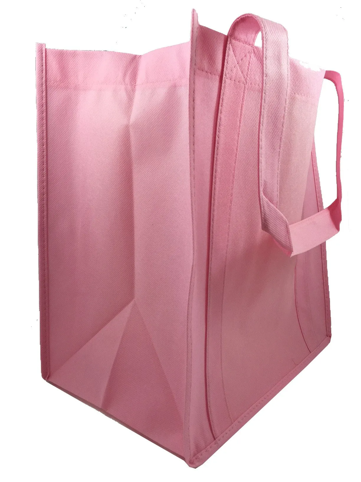 50 ct Reusable Grocery Bag / Shopping Tote with PL Bottom - Pack of 50