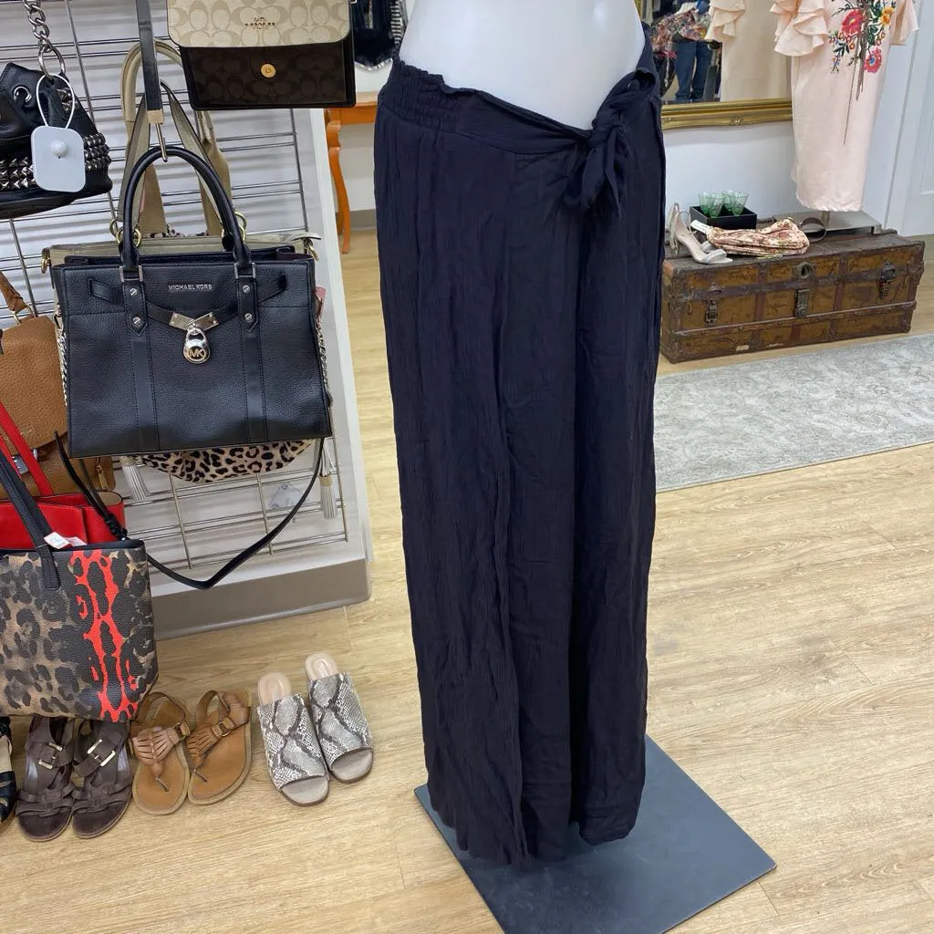 Aqua flowy pants M