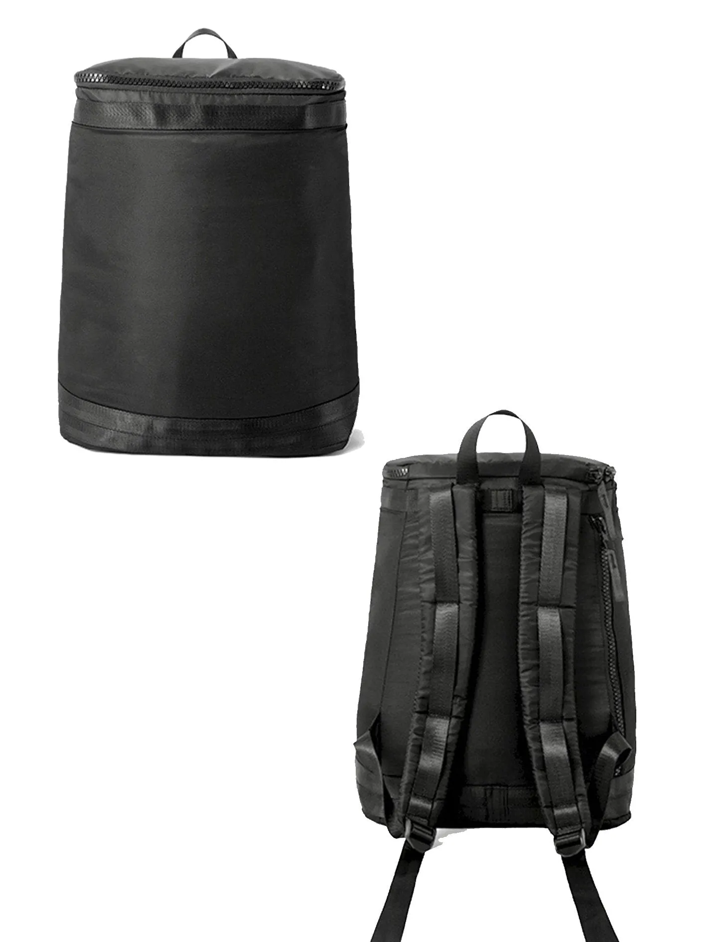 Black Bucket Backpack