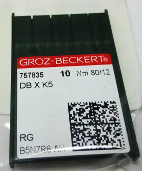 GROZ-BECKERT 80/12 SHARP POINT NEEDLE - 10 Pack - DBXK580