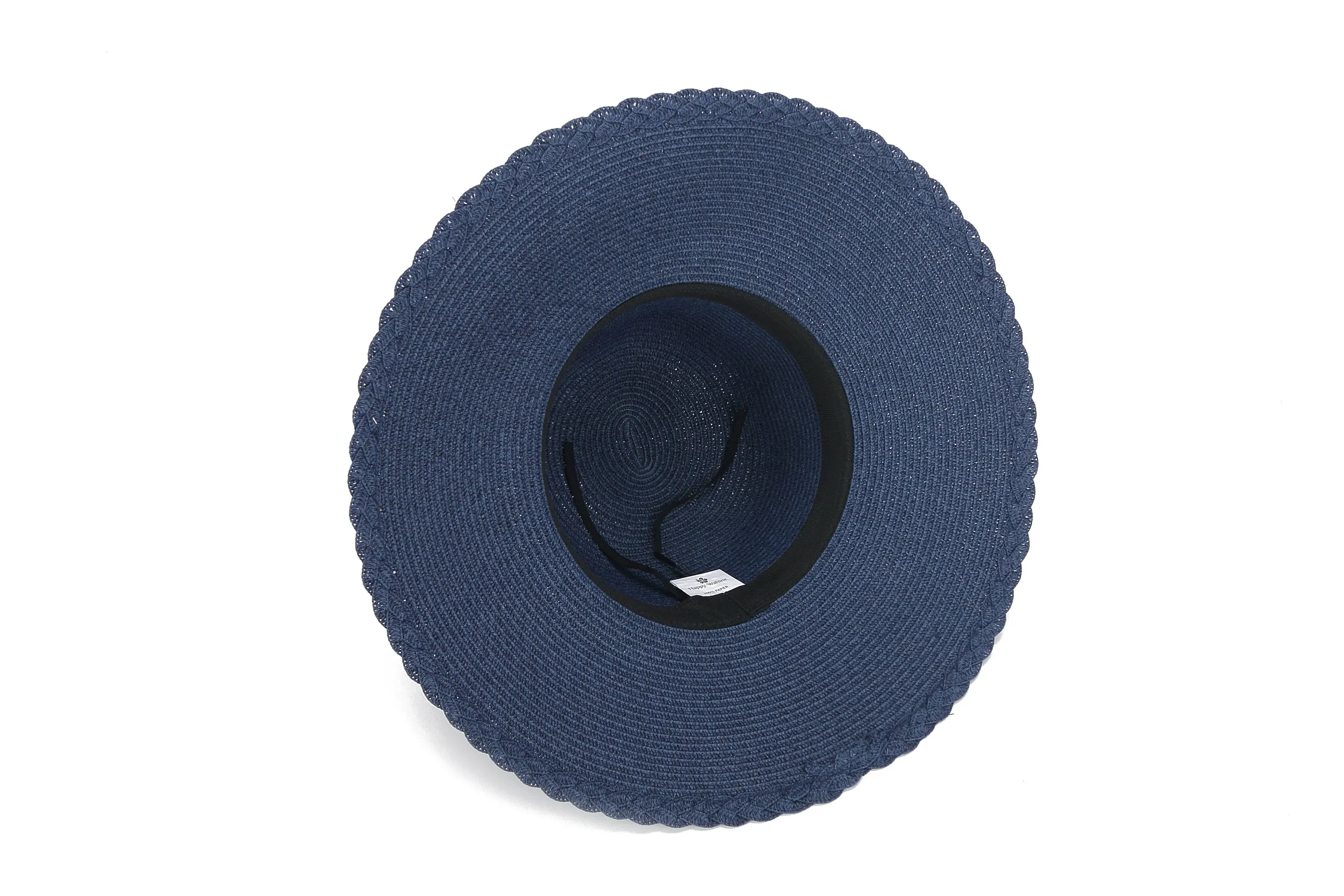 Hat Round Sunflower Navy