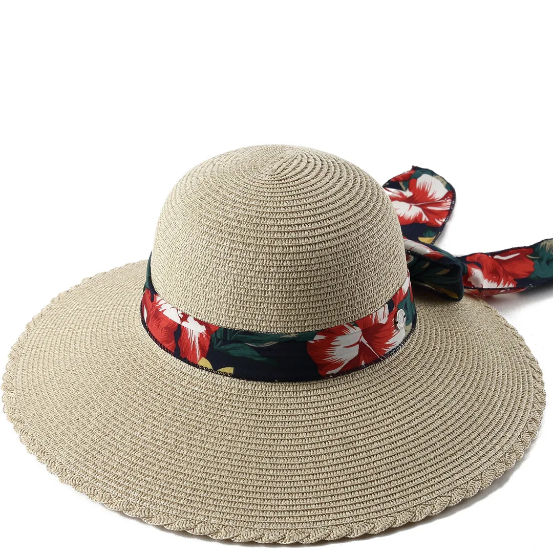 Hat Round Tulip Beige