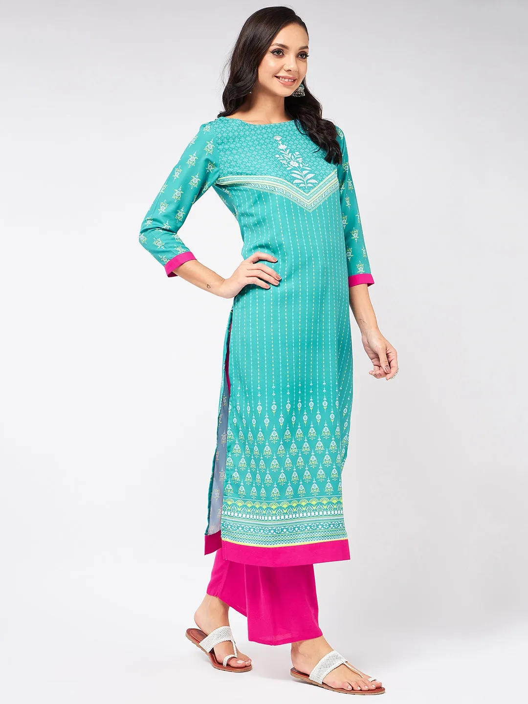 Jaipur Haat V-Shape Placement Kurta