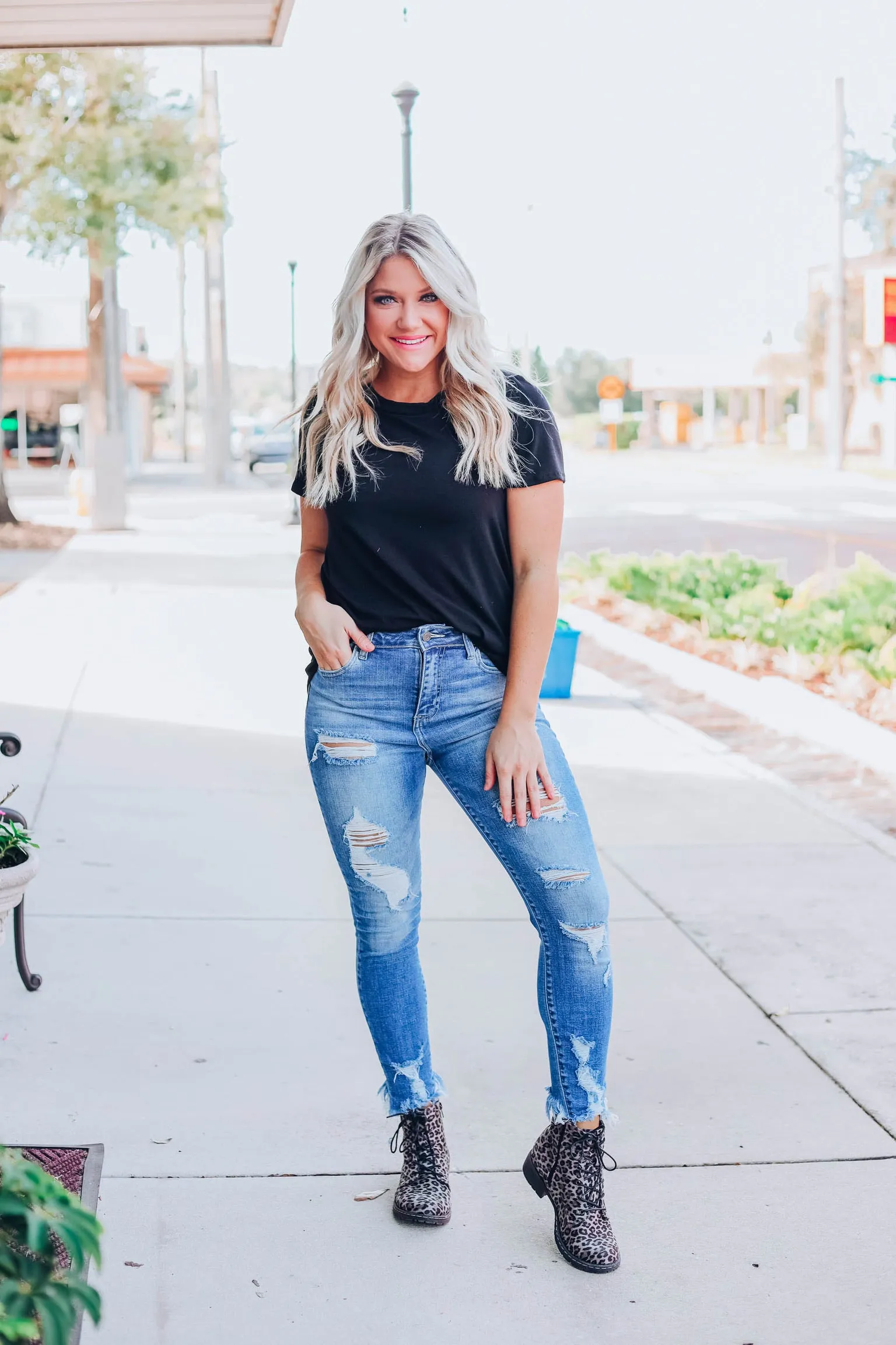 Keepin' It Simple Top - Black