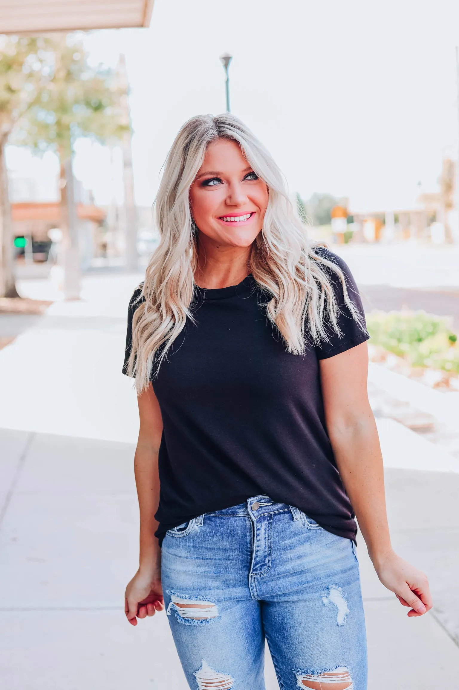 Keepin' It Simple Top - Black