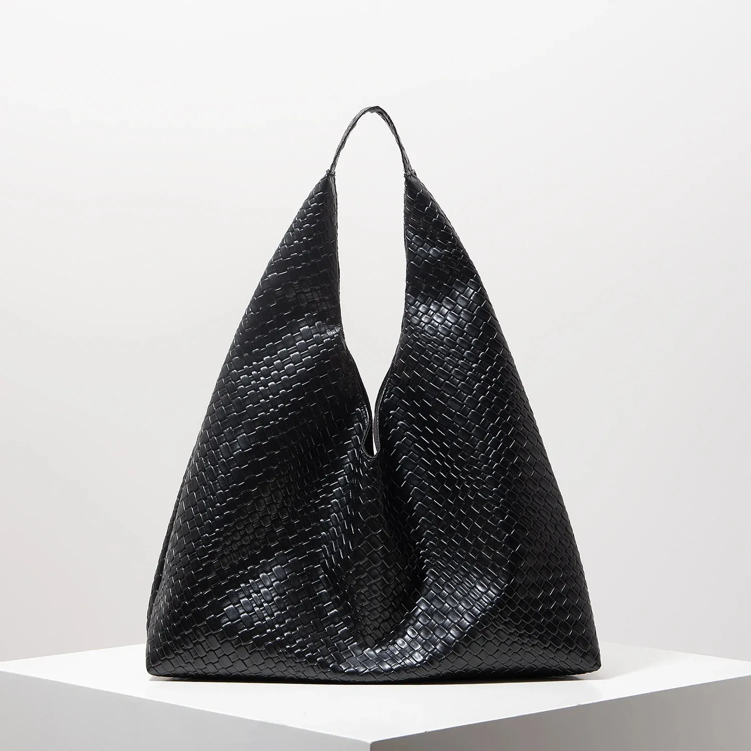 Leather Woven Bag