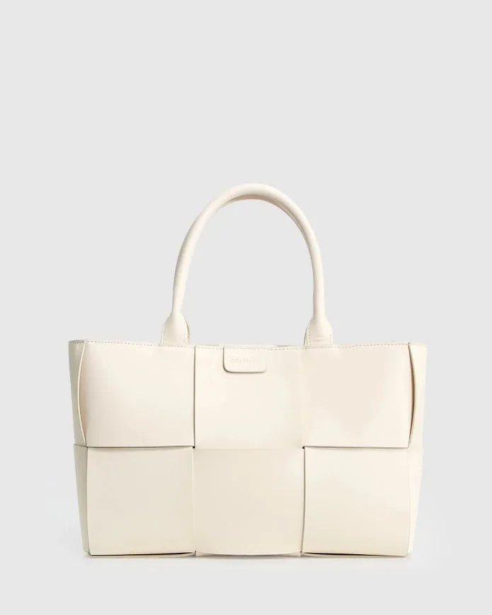 Long Way Home Woven Tote - Cream