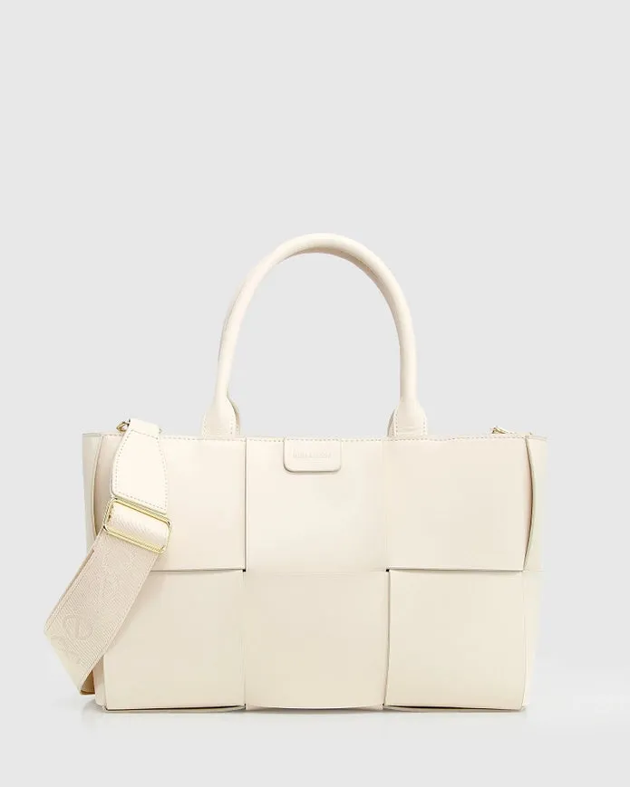 Long Way Home Woven Tote - Cream