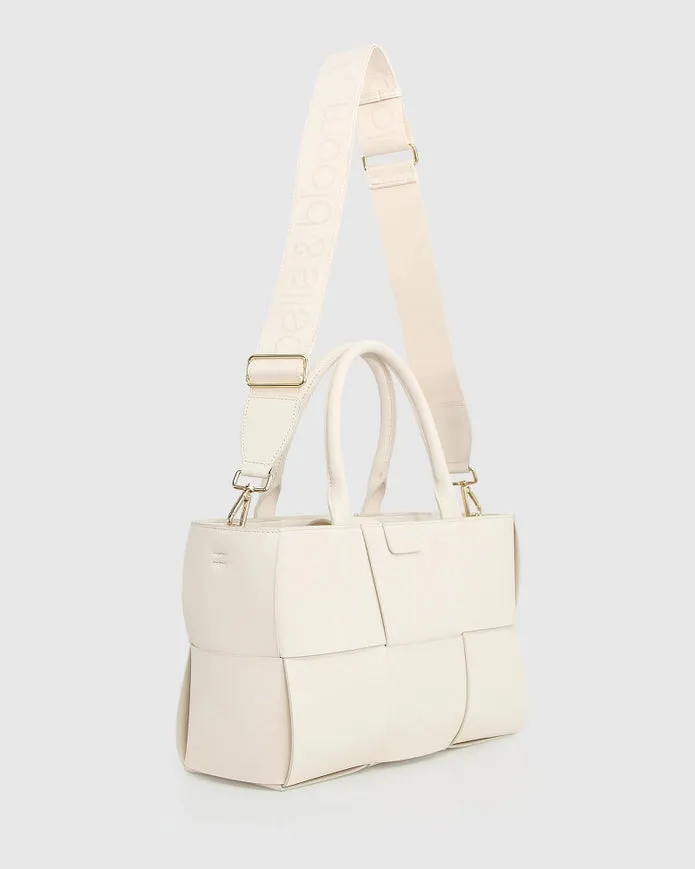 Long Way Home Woven Tote - Cream