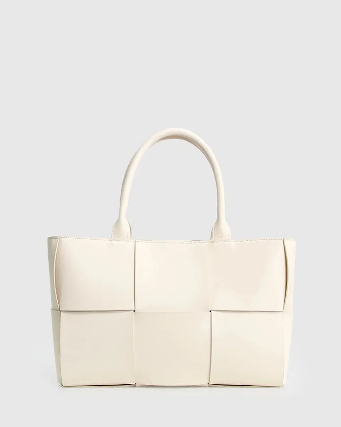 Long Way Home Woven Tote - Cream