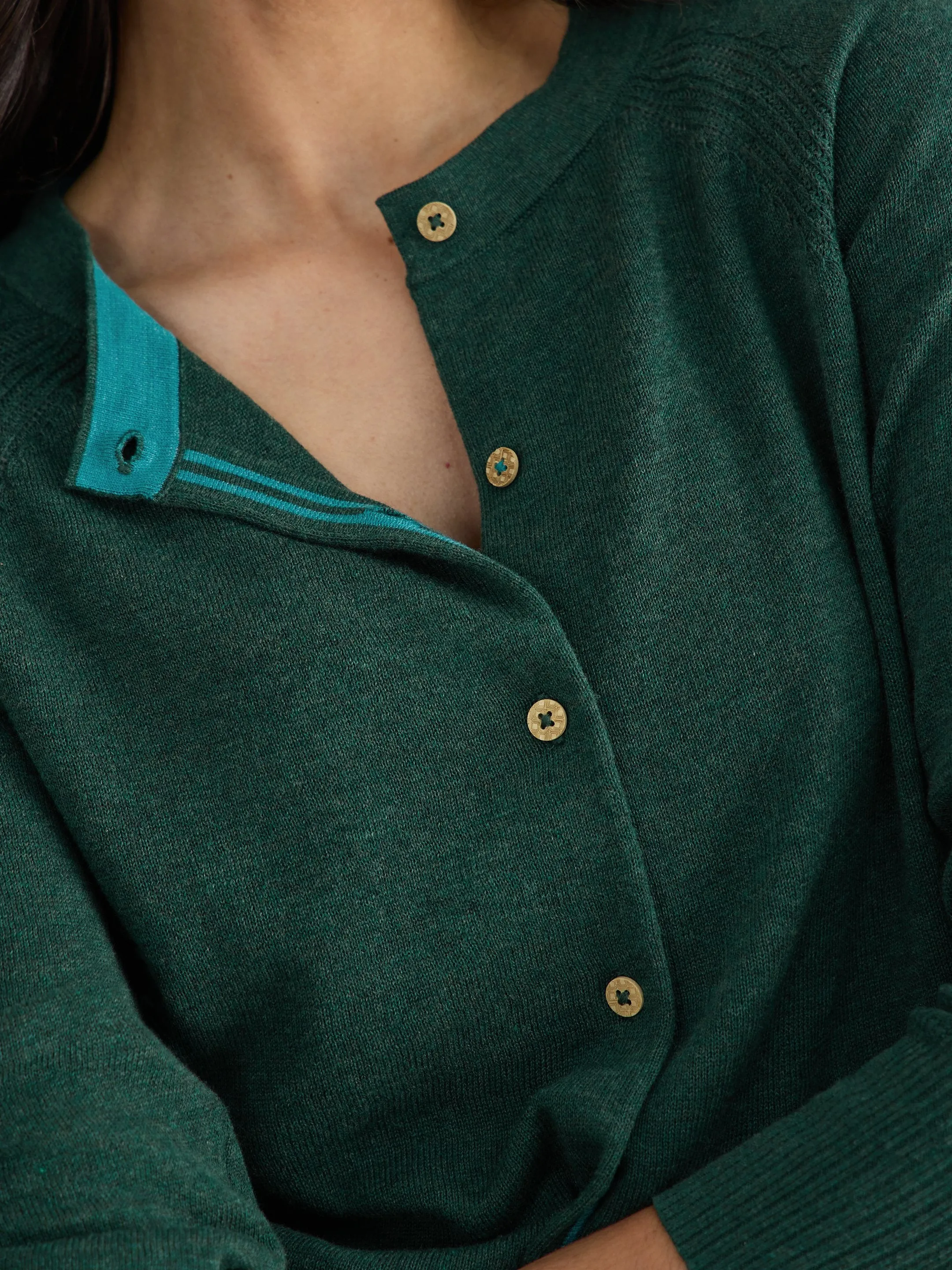 Lulu Cardi - Dark Green