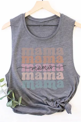 Mother's Day Mama Soft Colored Stack Tank Top