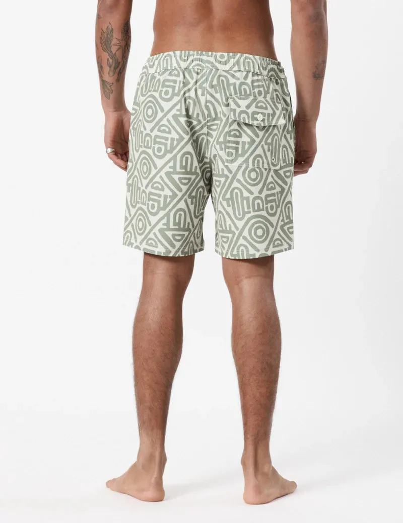 MR SIMPLE - Modern Swim Short Sage