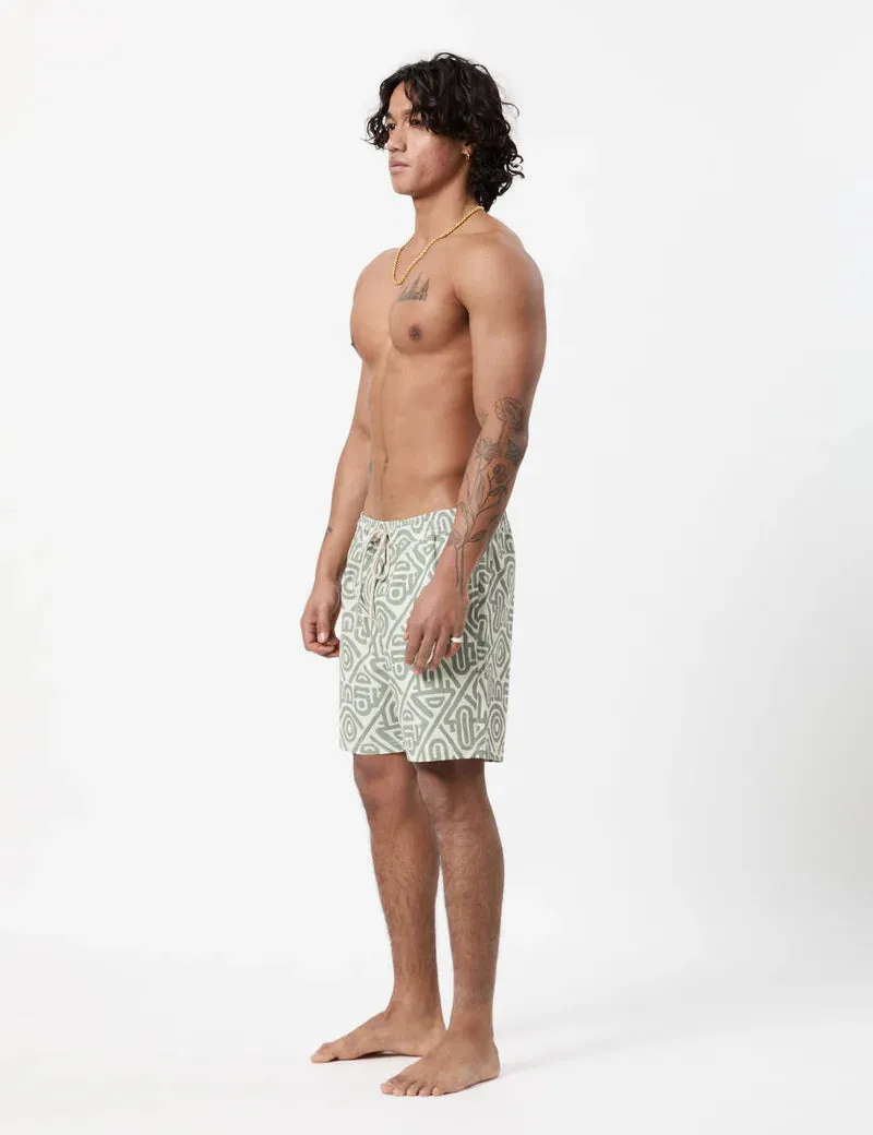 MR SIMPLE - Modern Swim Short Sage