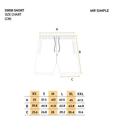 MR SIMPLE - Modern Swim Short Sage