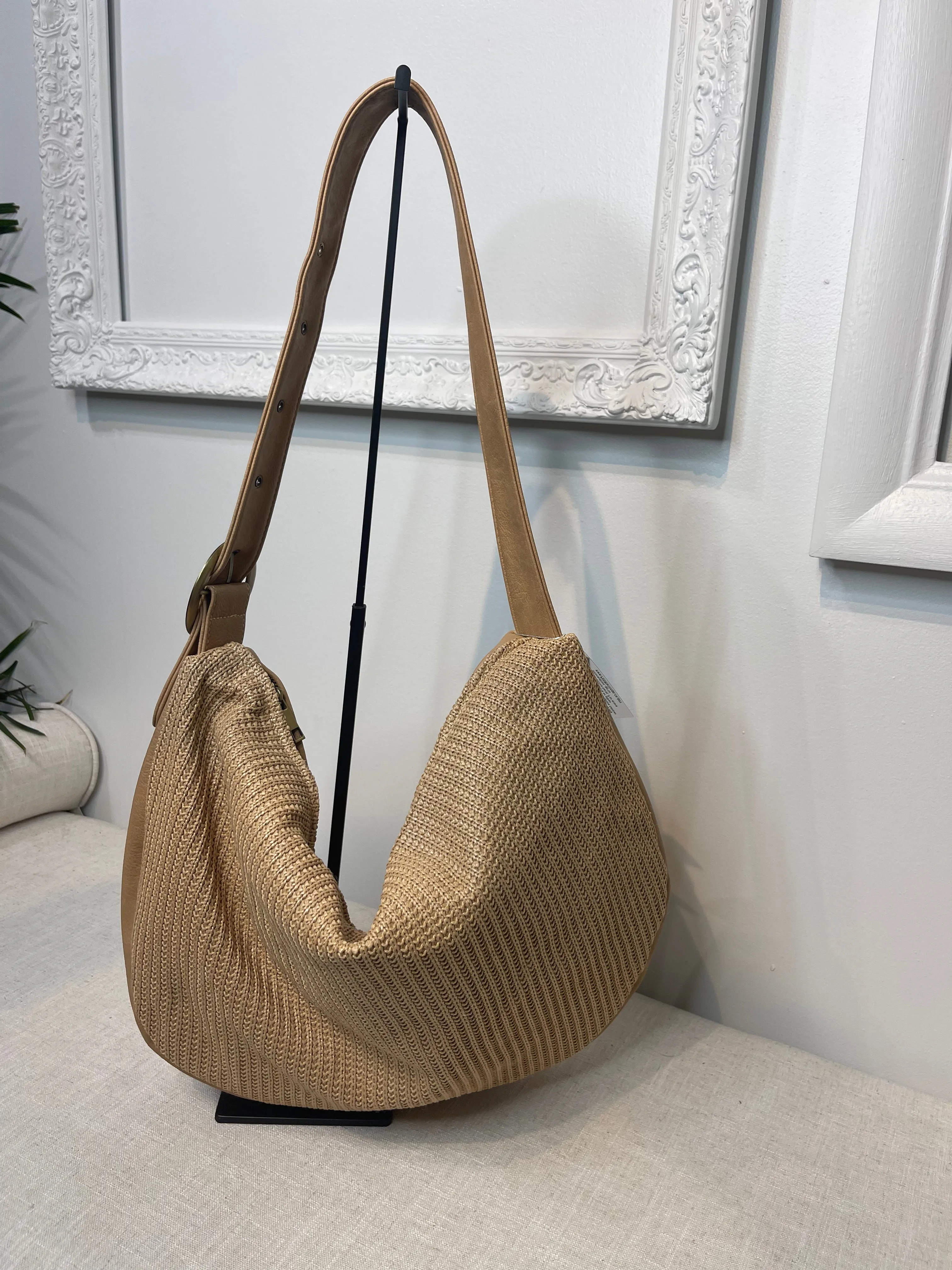 Naomi Woven Straw Bag