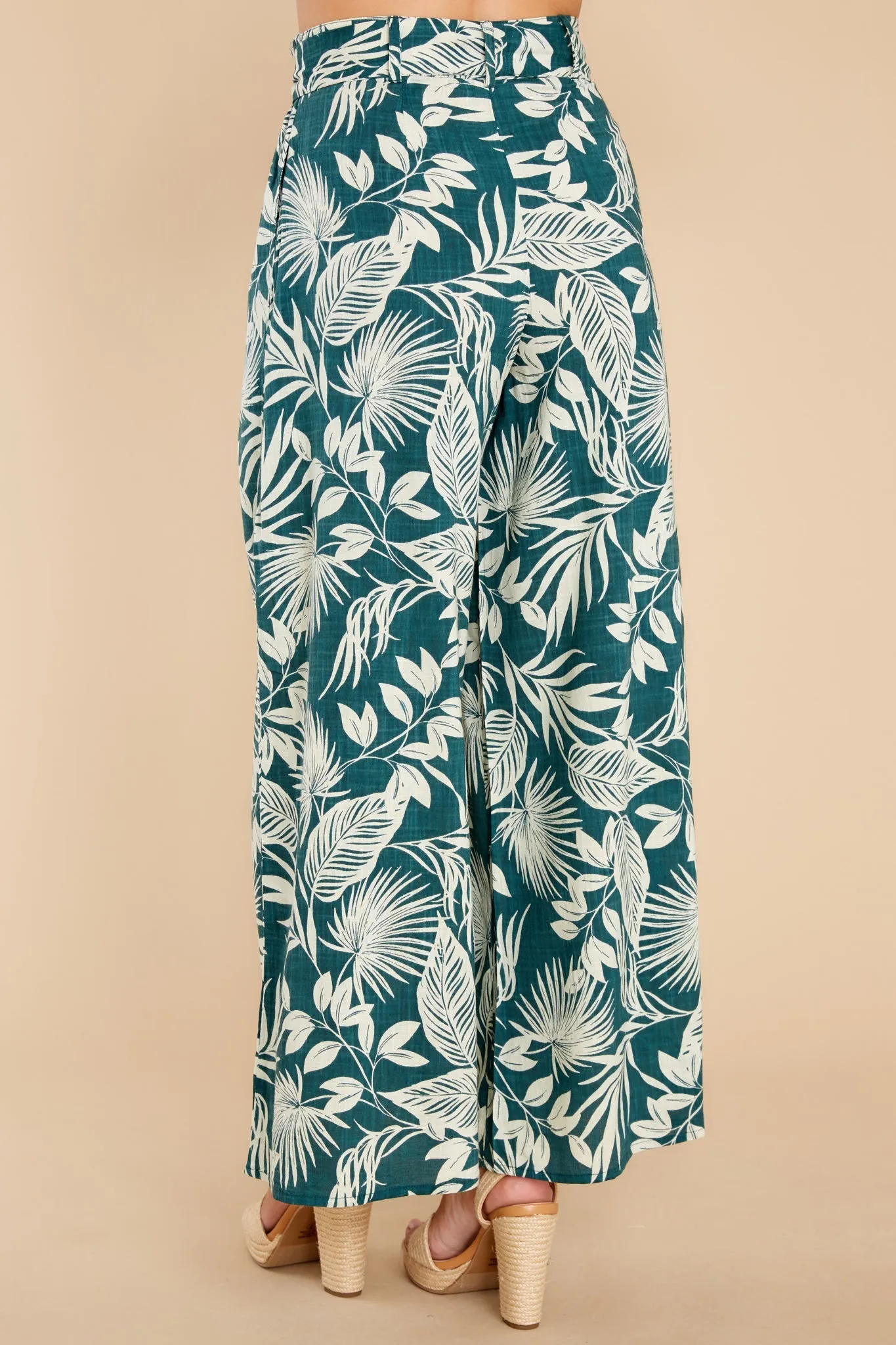 Places We'll Go Evergreen Print Pants