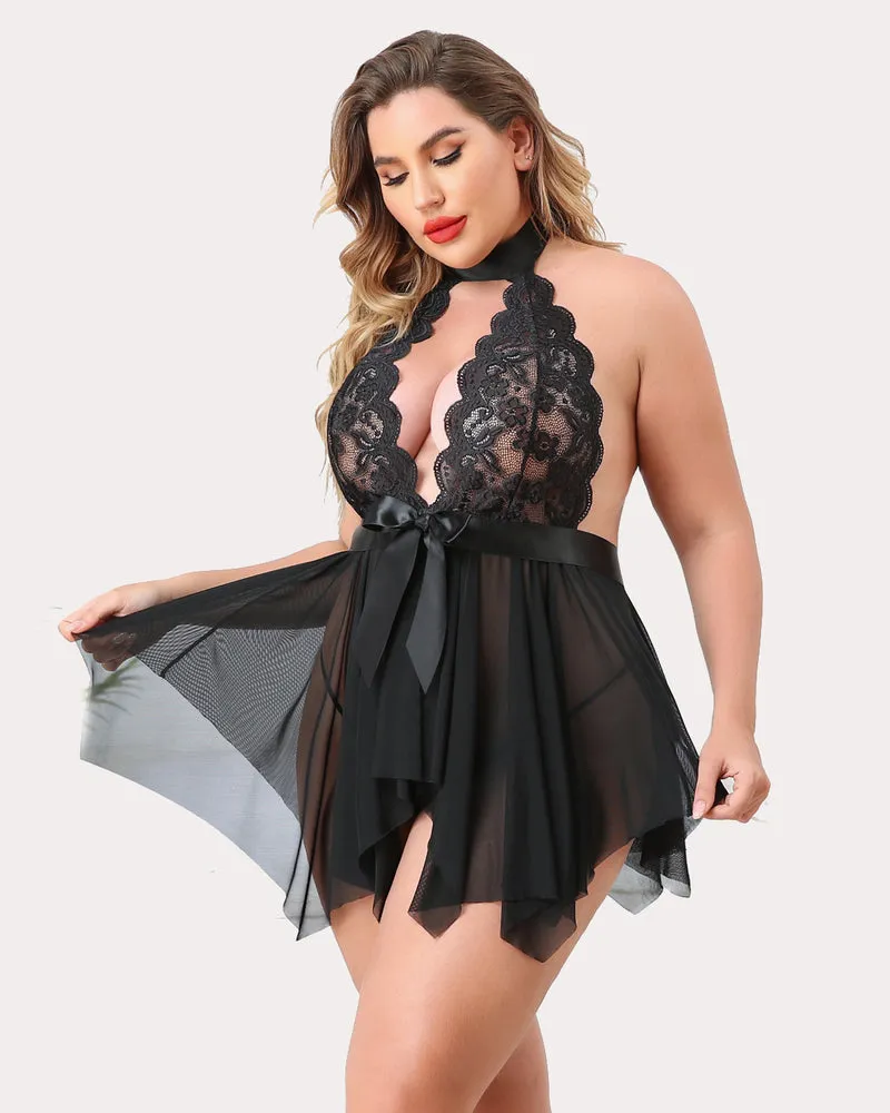 Plus Size Babydoll Teddy