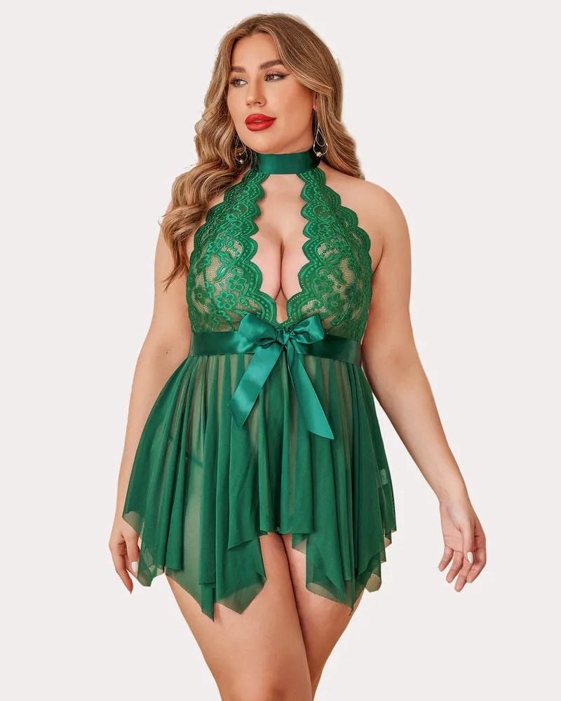 Plus Size Babydoll Teddy