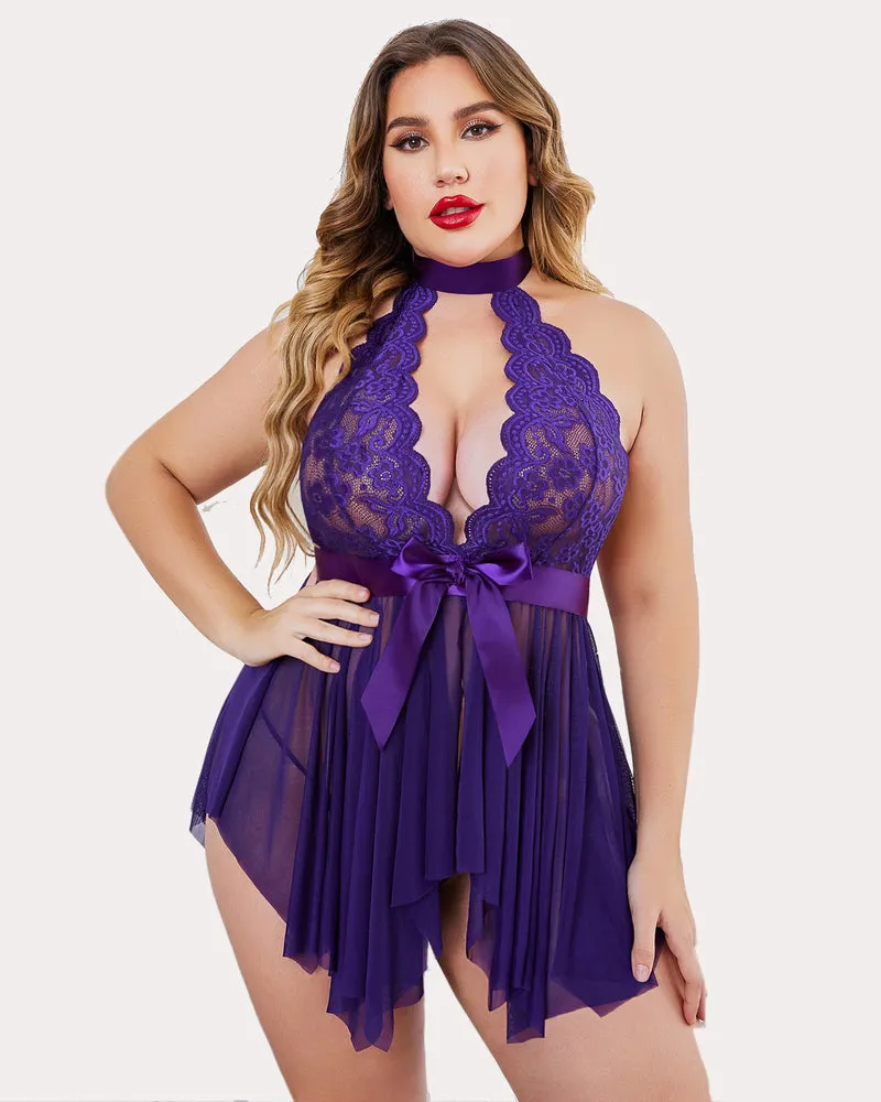 Plus Size Babydoll Teddy