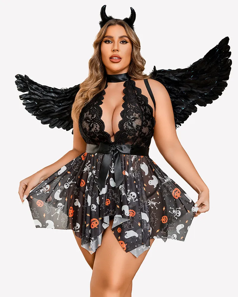 Plus Size Babydoll Teddy