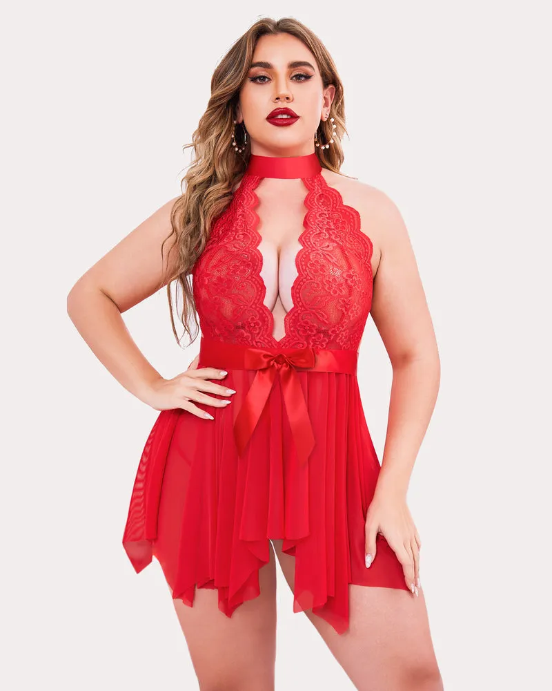 Plus Size Babydoll Teddy