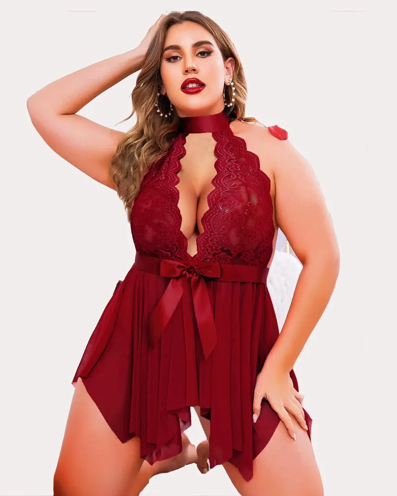 Plus Size Babydoll Teddy