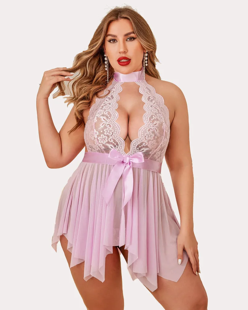 Plus Size Babydoll Teddy