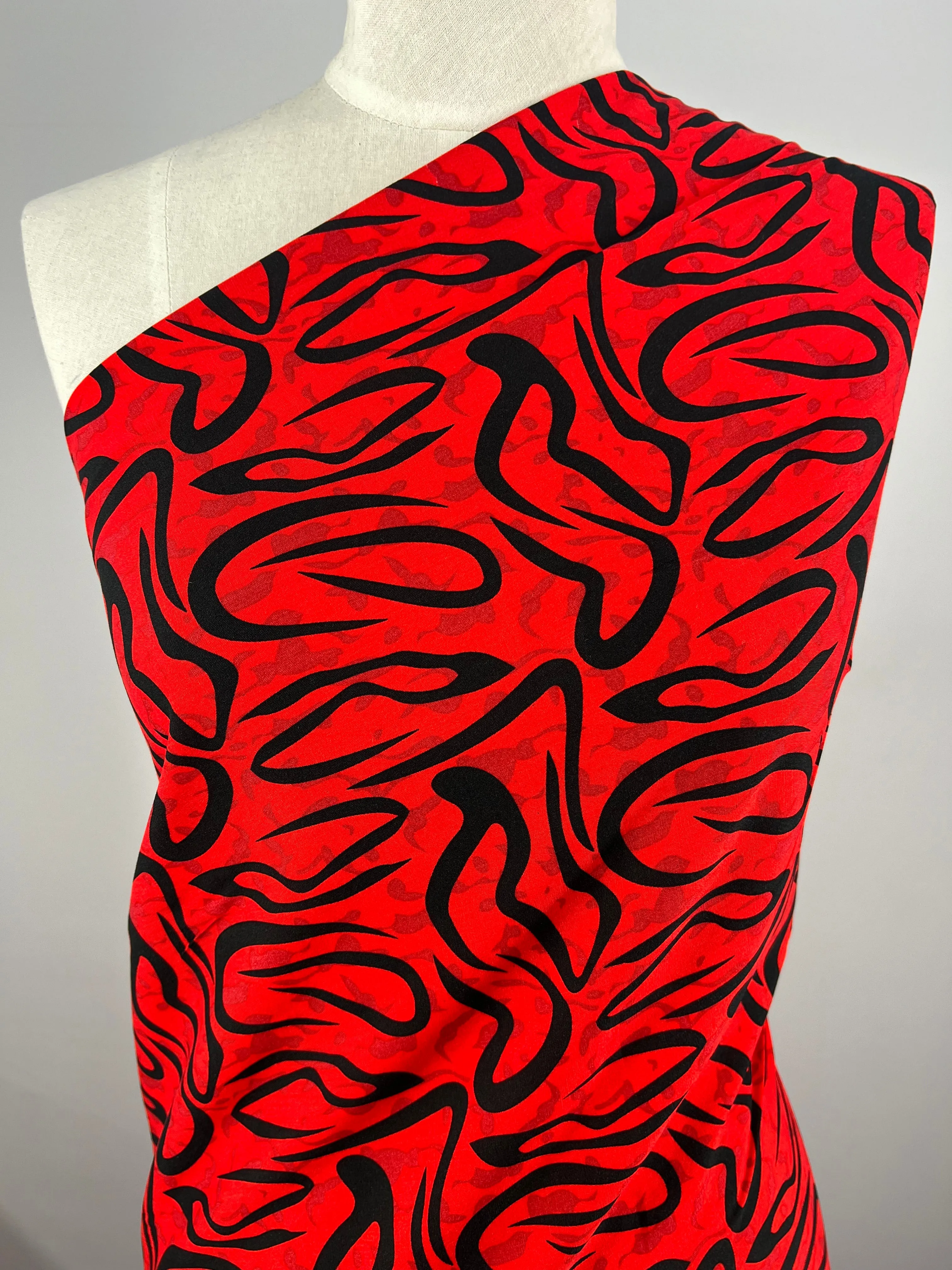 Printed Rayon - Groove - 145cm