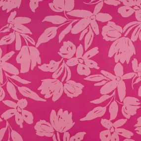 Printed Voile - KATIA - 012 - Hot Pink