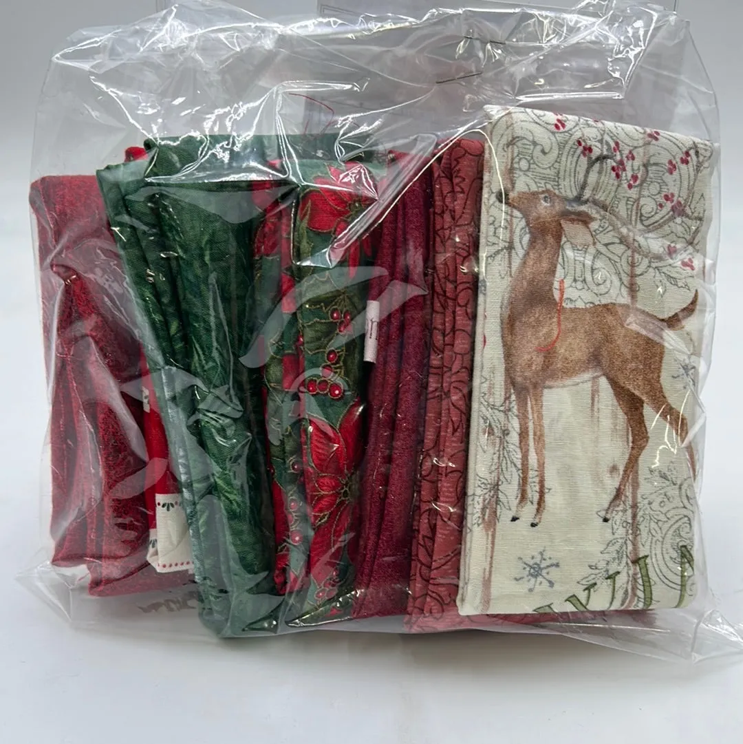 Quilting Scrap Bags, Xmas Colours (WQC1659:1664)