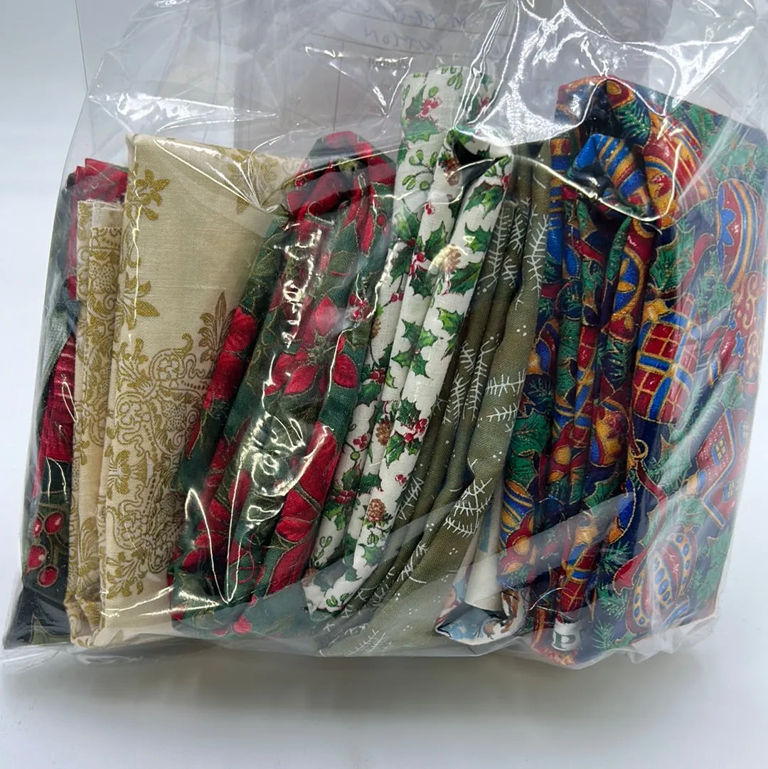 Quilting Scrap Bags, Xmas Colours (WQC1659:1664)