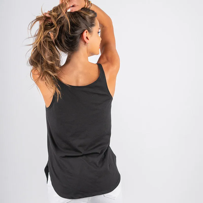 Relaxed Tank | Black | Tidal Waves Shield