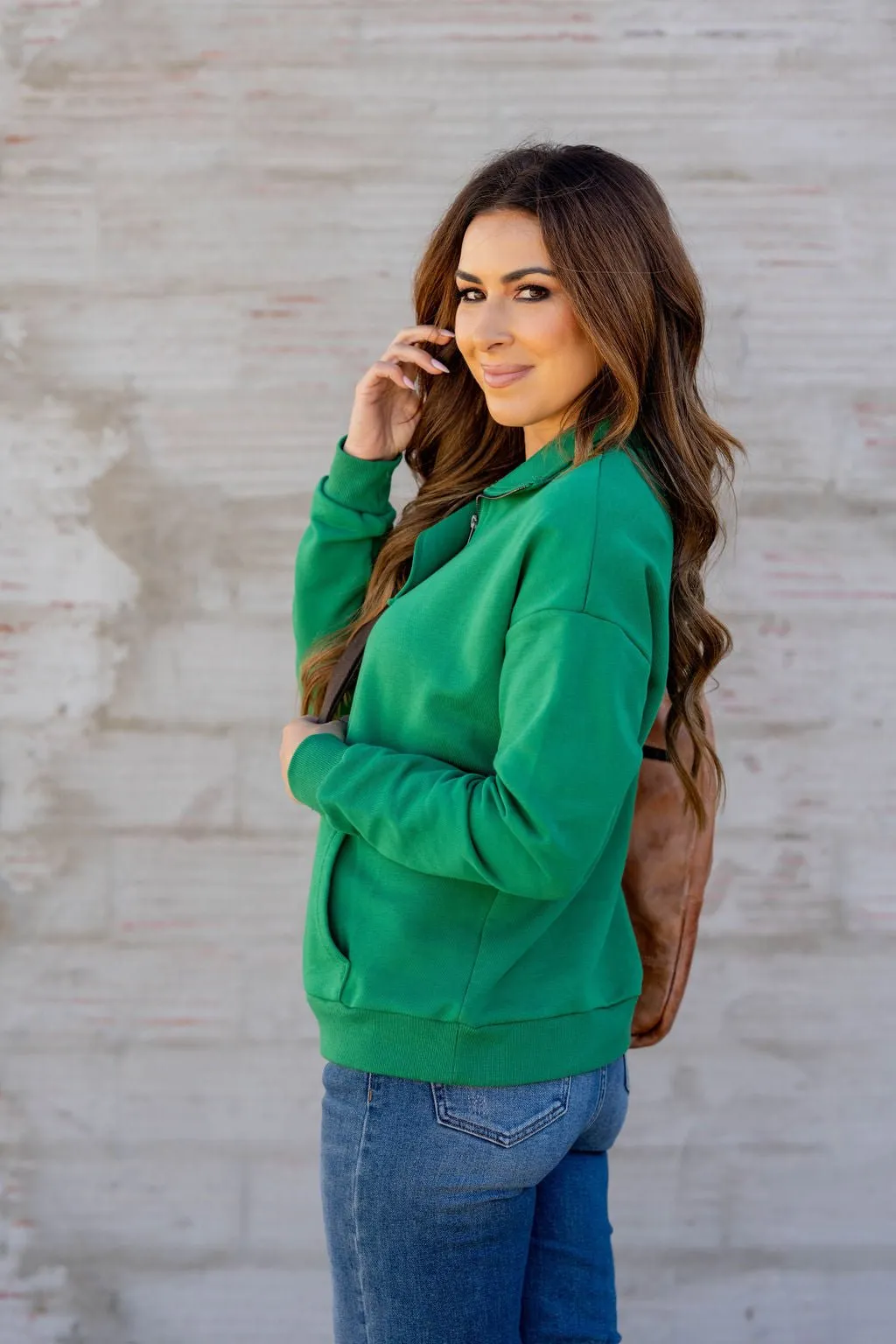 Simple Quarter Zip Pullover