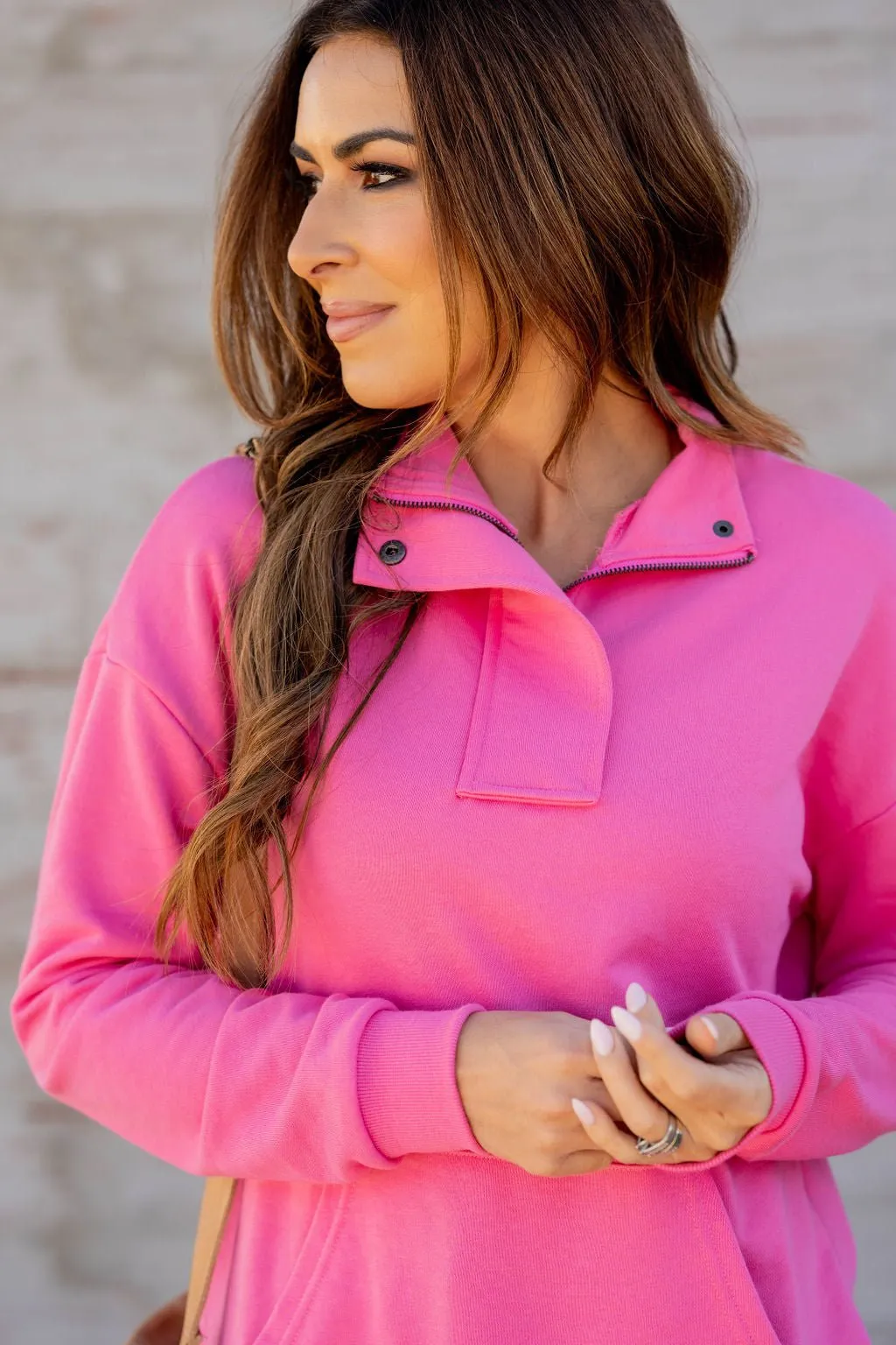 Simple Quarter Zip Pullover