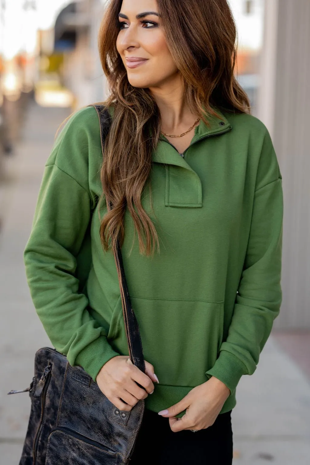 Simple Quarter Zip Pullover