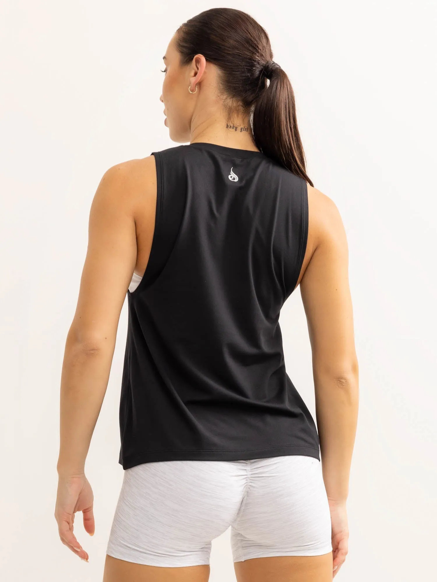 Soft Tech Loose Fit Tank - Black