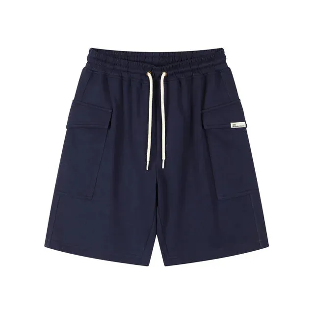 Solid Color Simple Basic Cotton Shorts