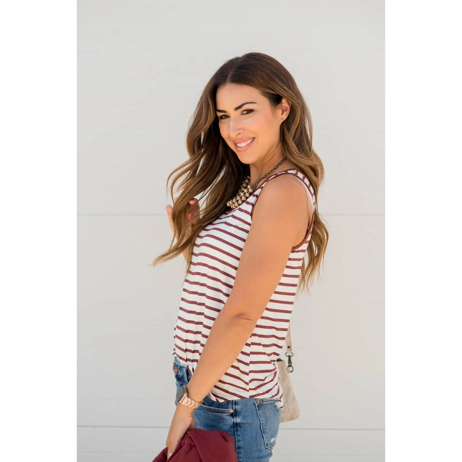 Striped Basic Tank