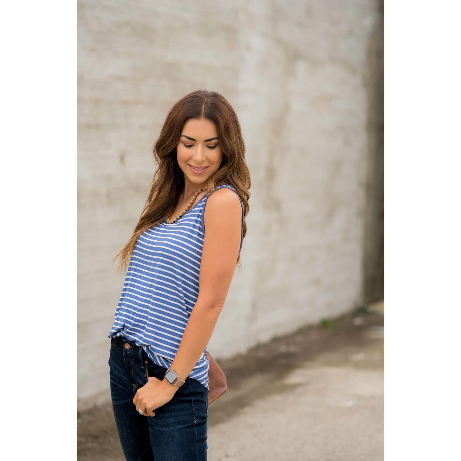 Striped Basic Tank