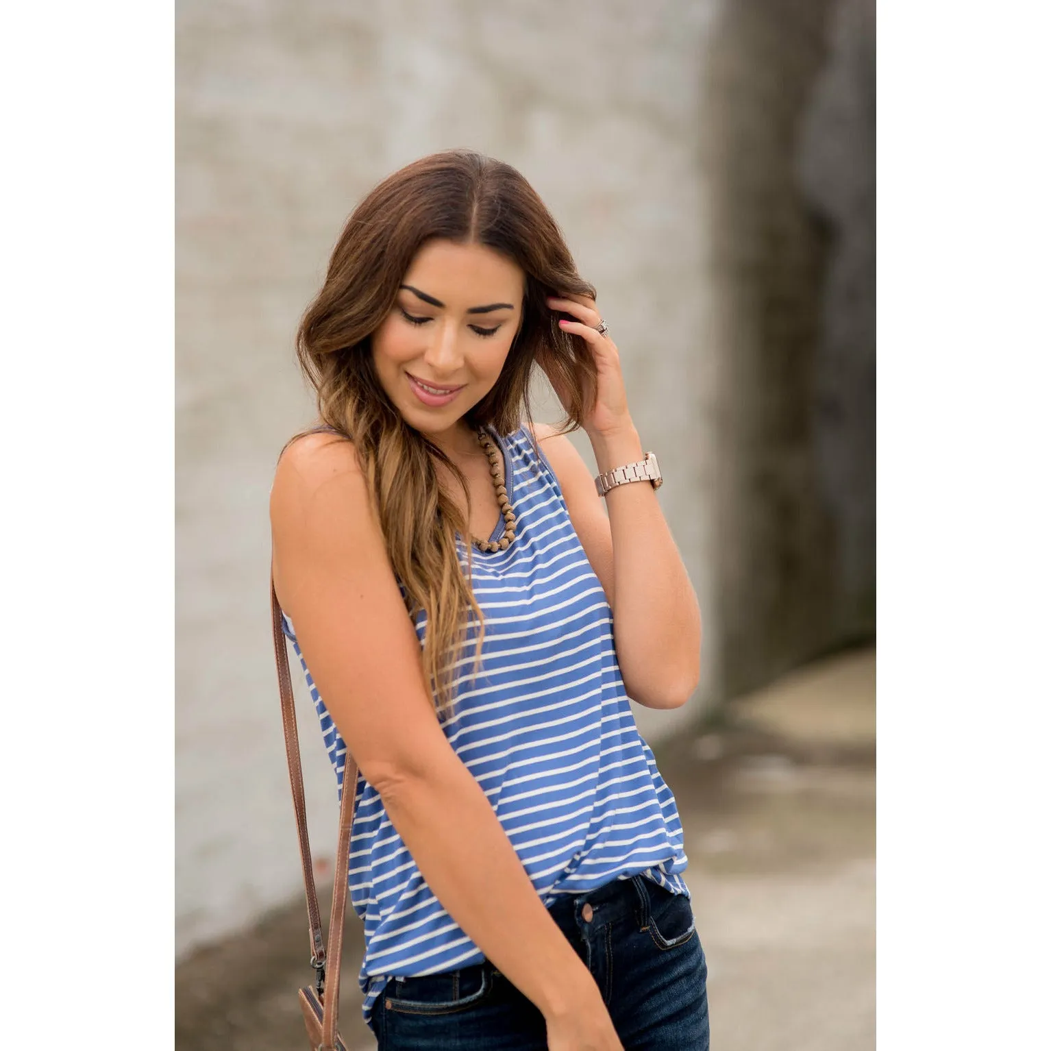 Striped Basic Tank