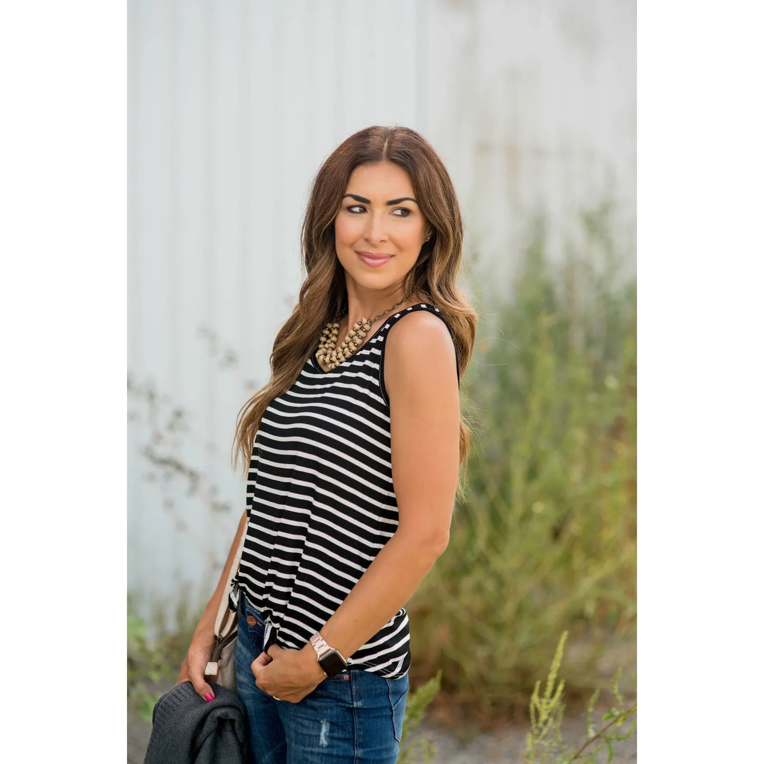 Striped Basic Tank