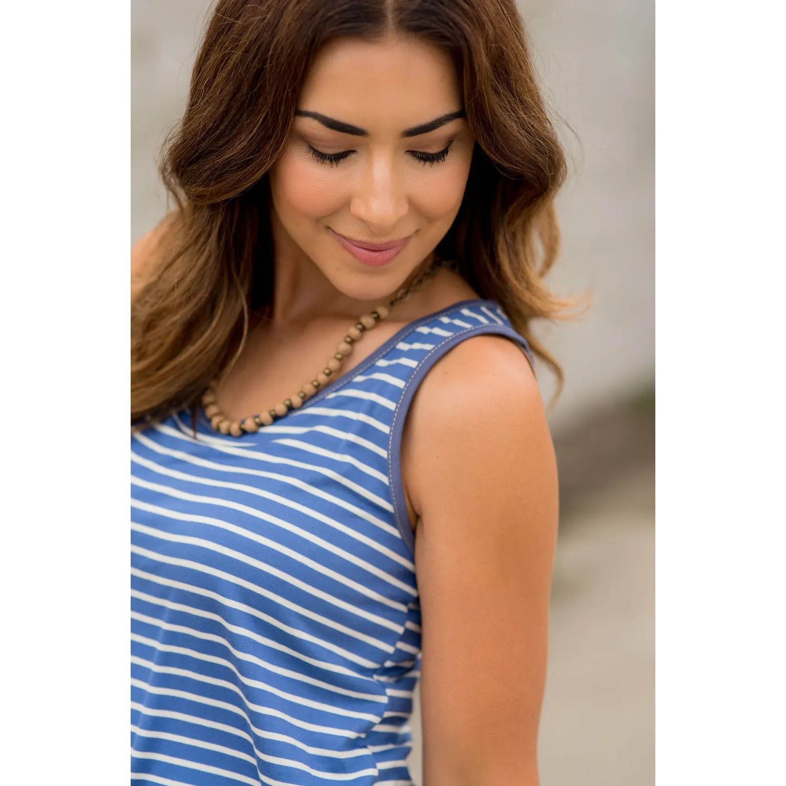 Striped Basic Tank