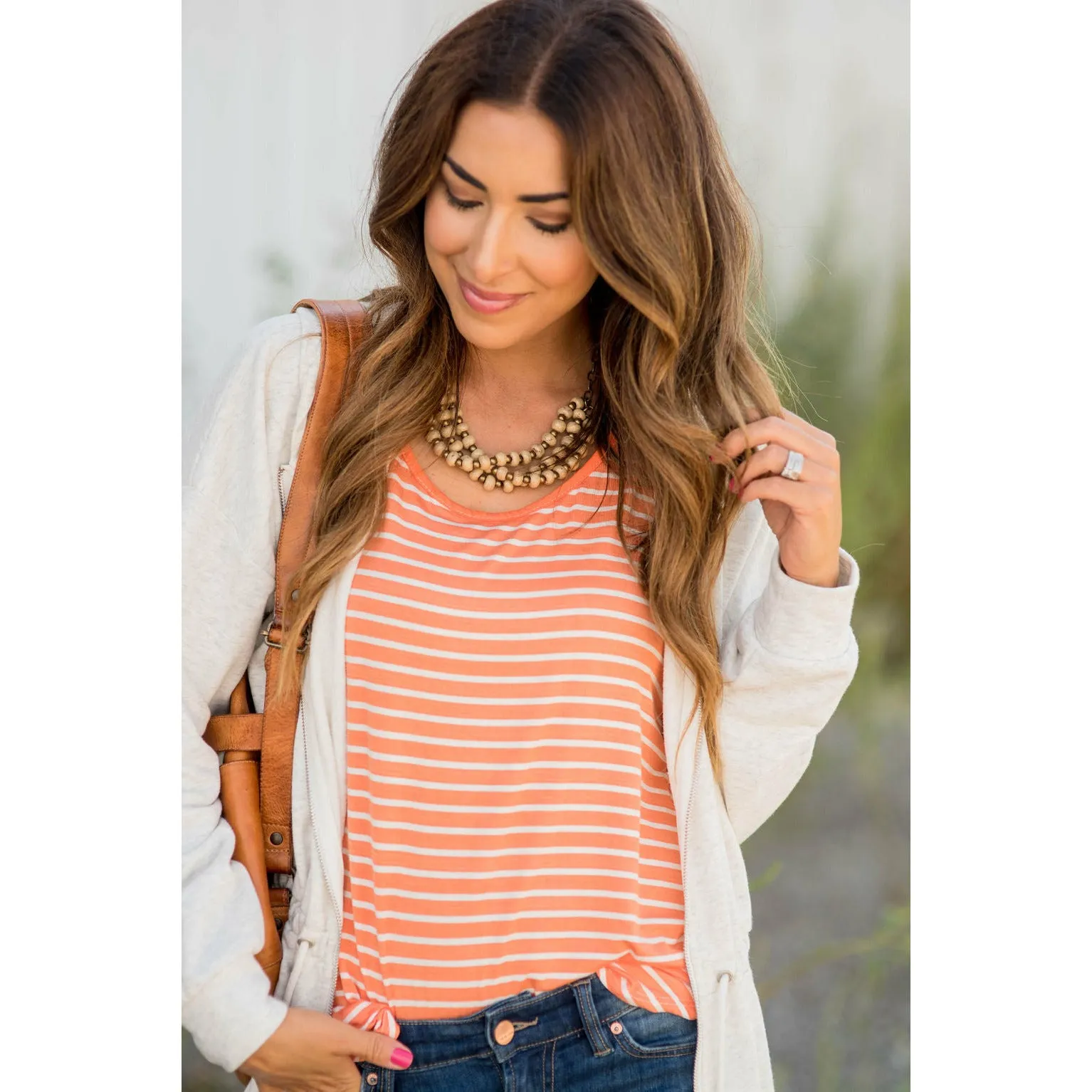 Striped Basic Tank