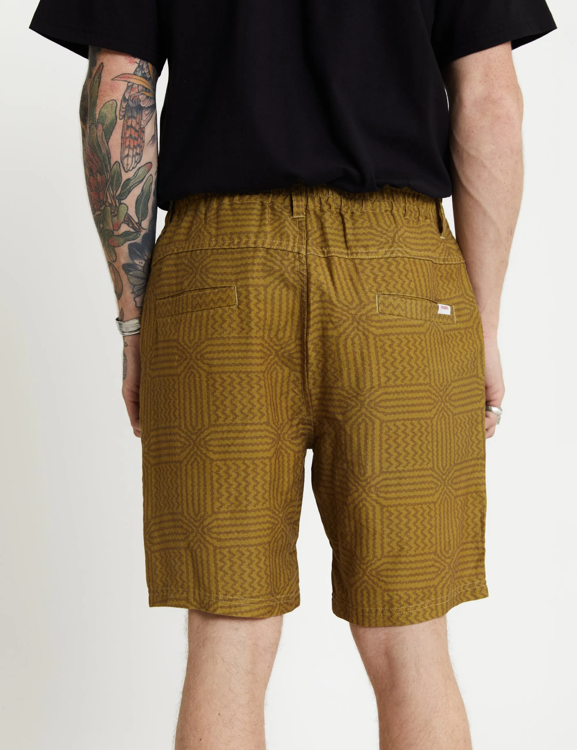 Tanner 2.0 Linen Shorts - Casbah Olive