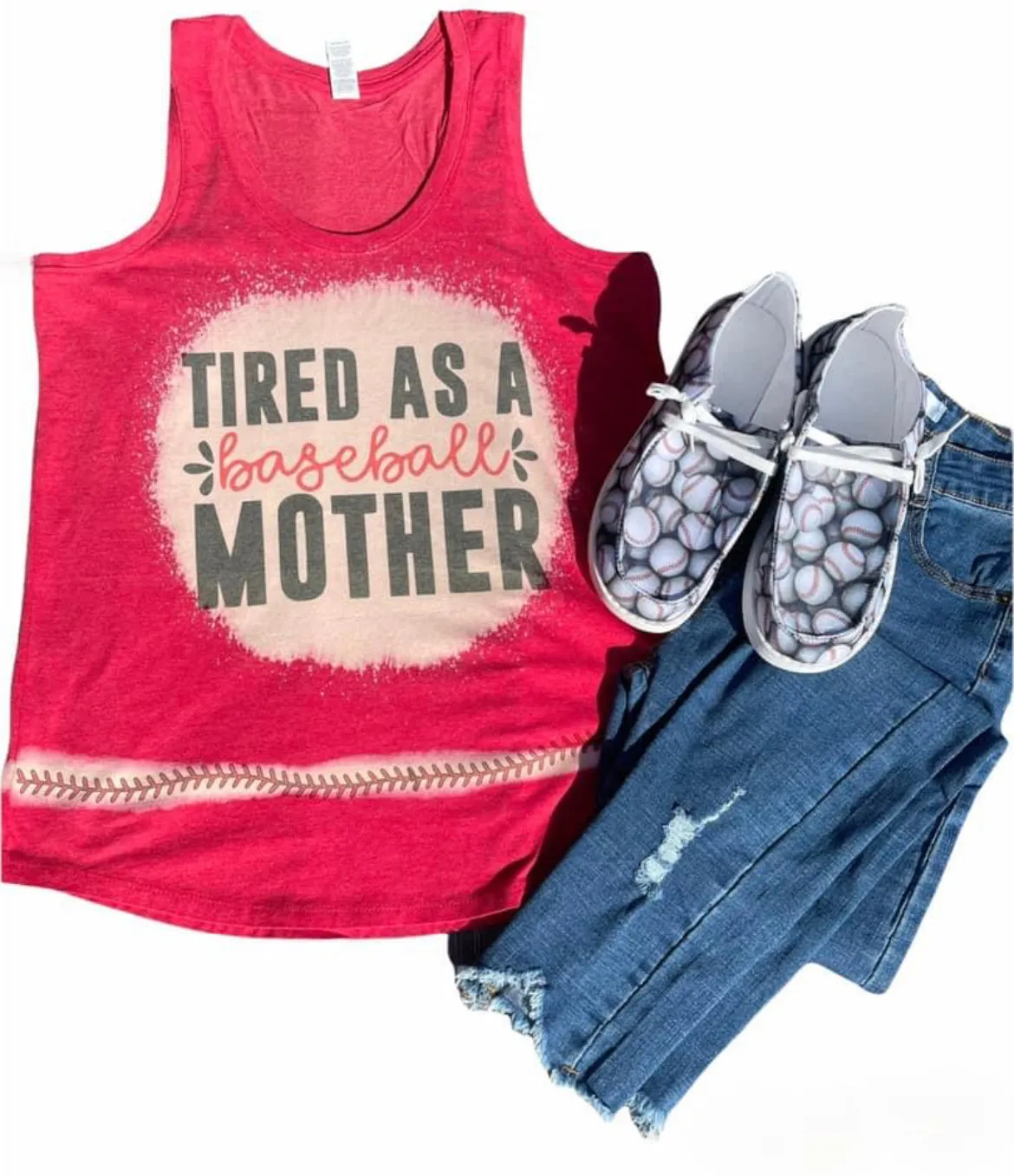 Tired as a Baseball Mother Tank